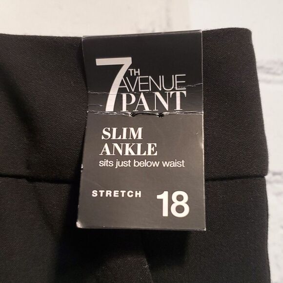 New York and Company black plus size slim ankle pants NWT - Picture 4 of 9